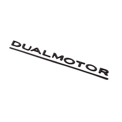 Dual Motor Emblem Tesla - Klistremerke