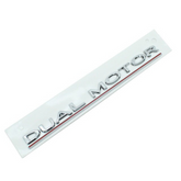 Dual Motor Emblem Tesla - Klistremerke