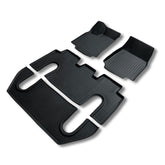 3D Gulvmatter Tesla Model X - 6 Seter 2021+ (TPE)